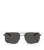 Moncler Black Steel Doppler ME4003 Sunglasses