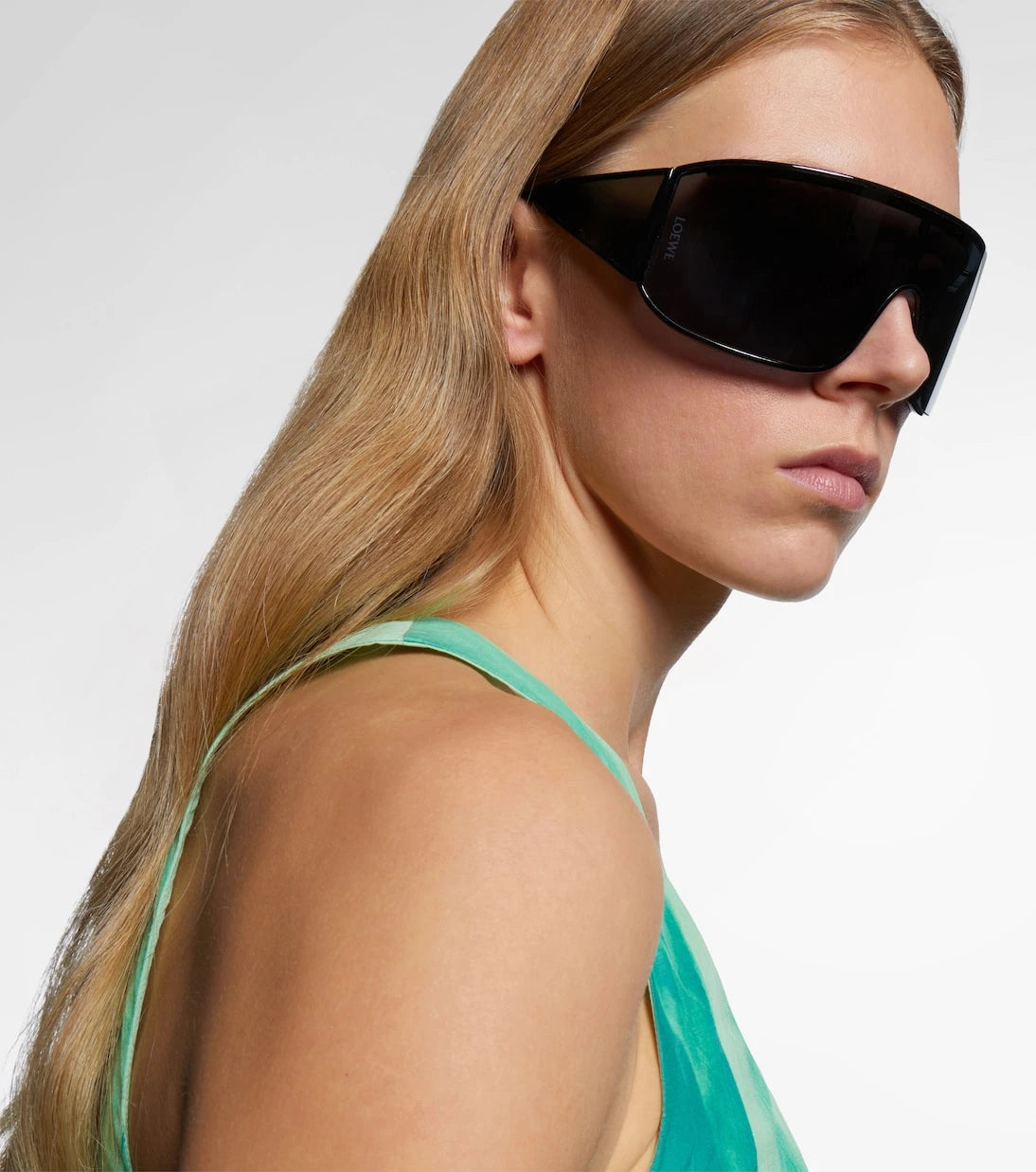 Loewe - Speed logo shield sunglasses