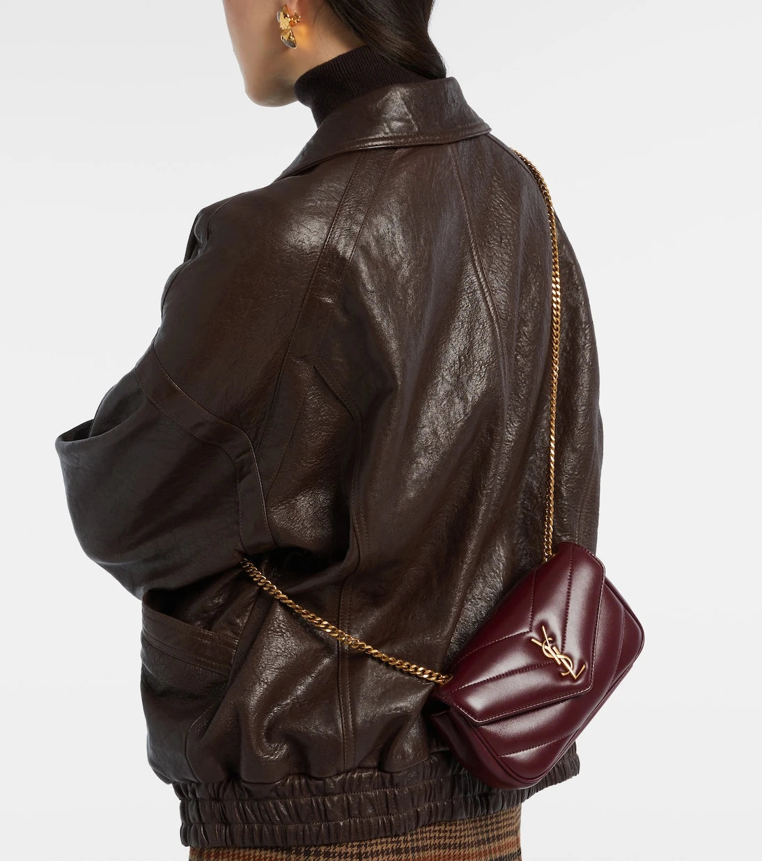 Saint Laurent - Loulou Mini leather crossbody bag