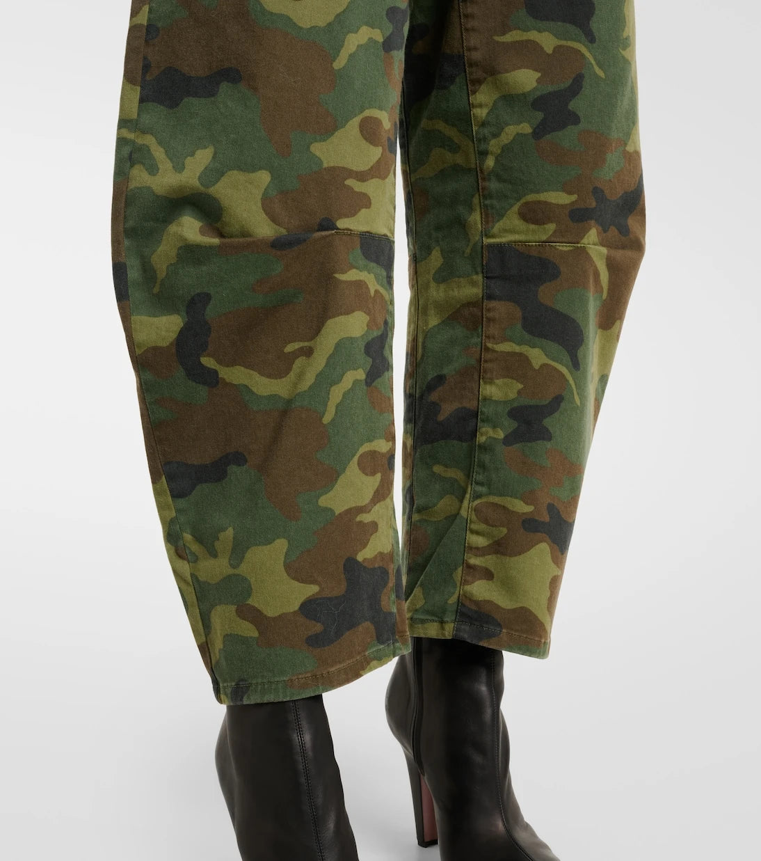 Nili Lotan - Shon camouflage barrel-leg pants