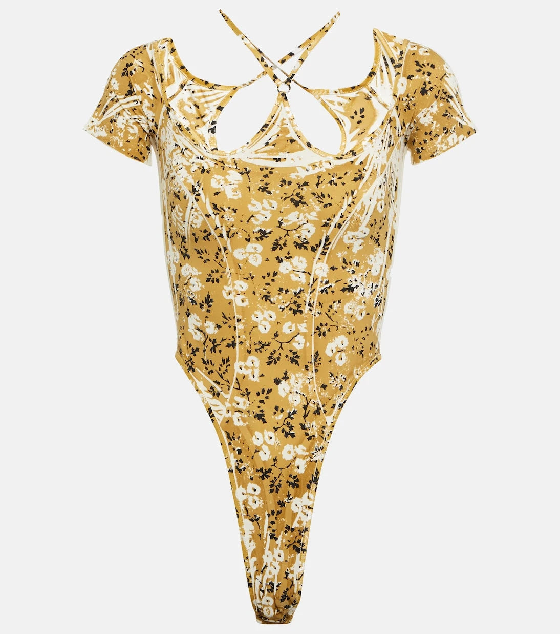KNWLS - Printed halterneck bodysuit