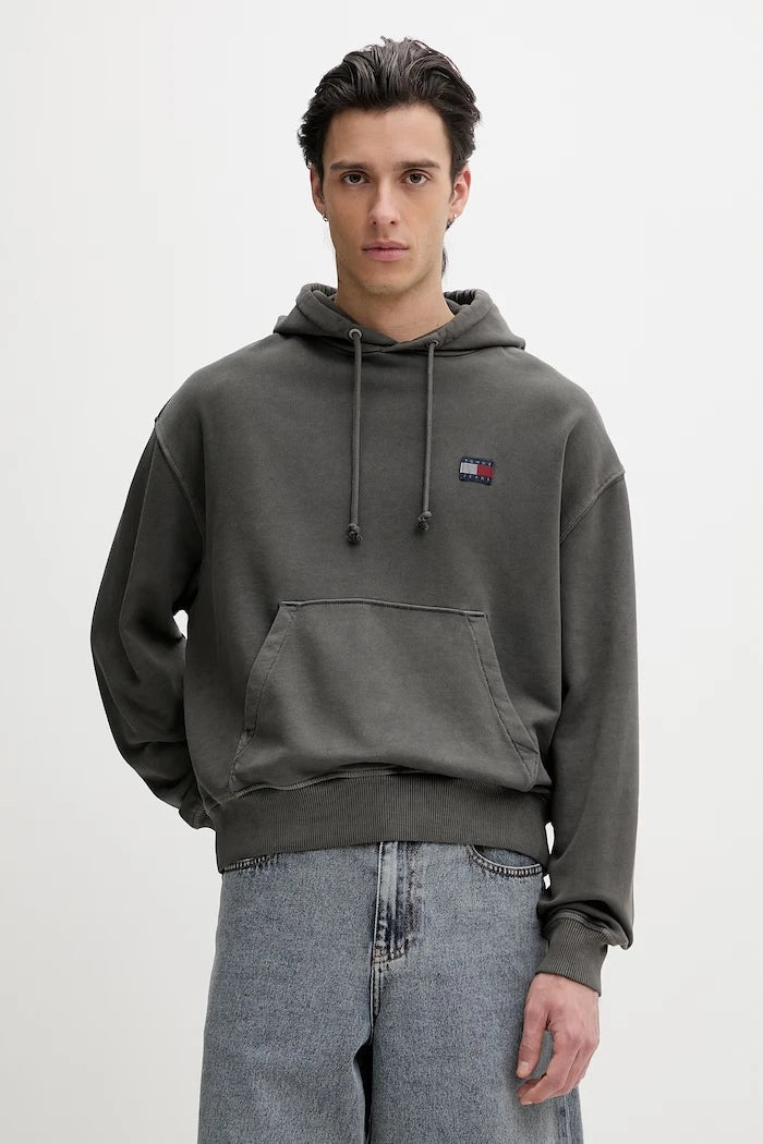 Tommy Jeans суичър с качулка мъжки от памук