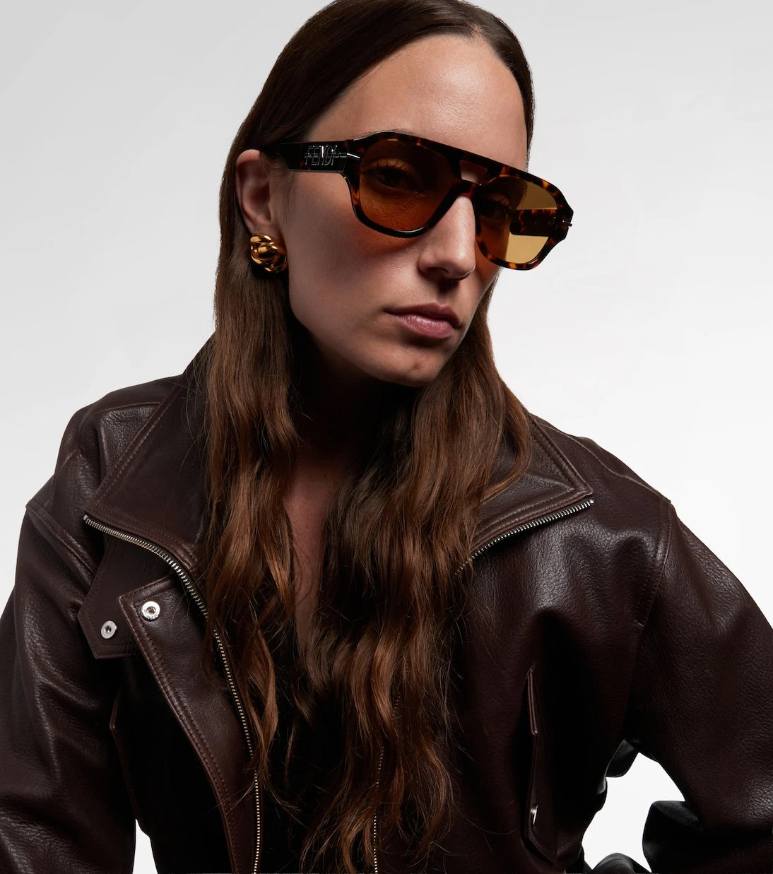 Fendi - Fendigraphy aviator sunglasses