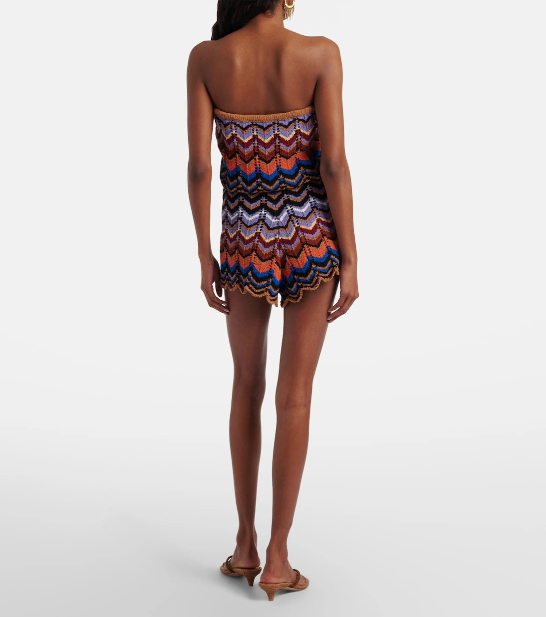 Faithfull - Azul crochet cotton-blend romper