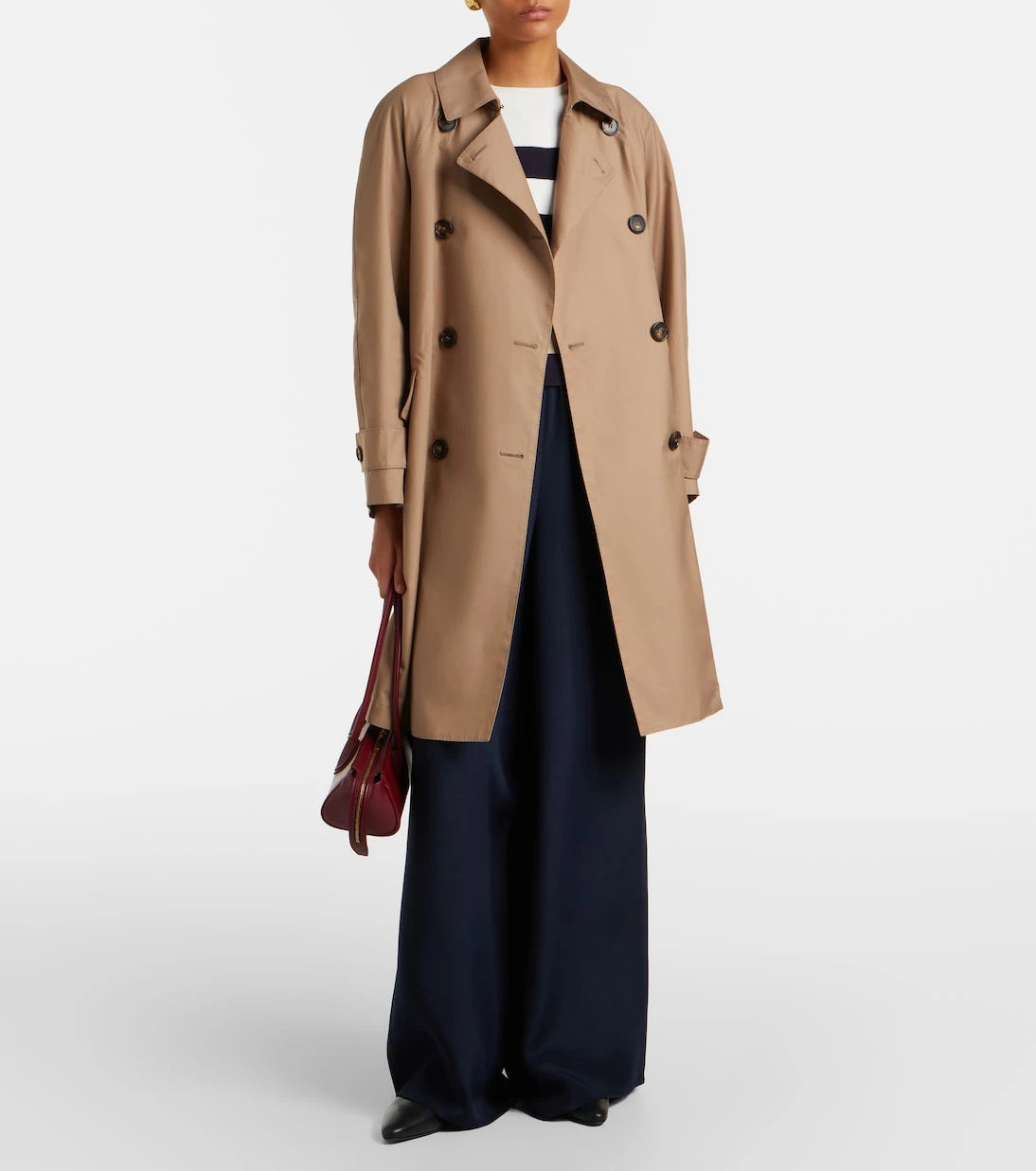 Max Mara - Alessio cotton-blend gabardine trench coat