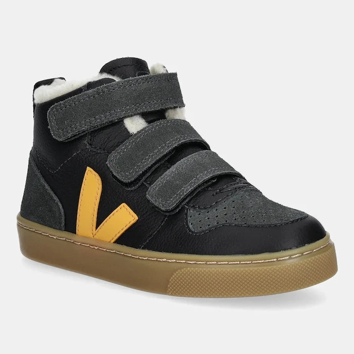 Детски кожени маратонки Veja Small V-10 Mid Winter