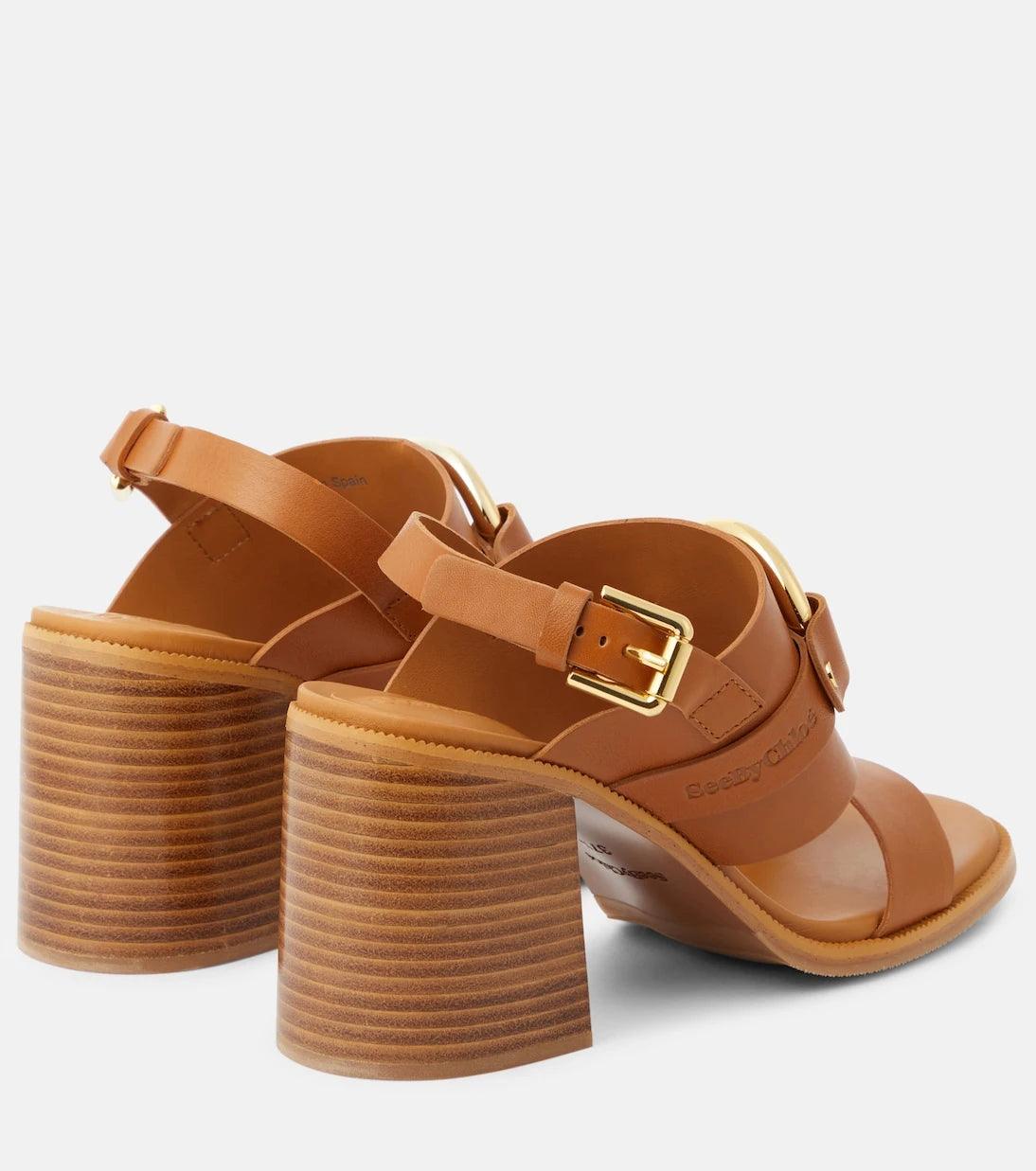 See By Chloé - صنادل هانا الجلدية