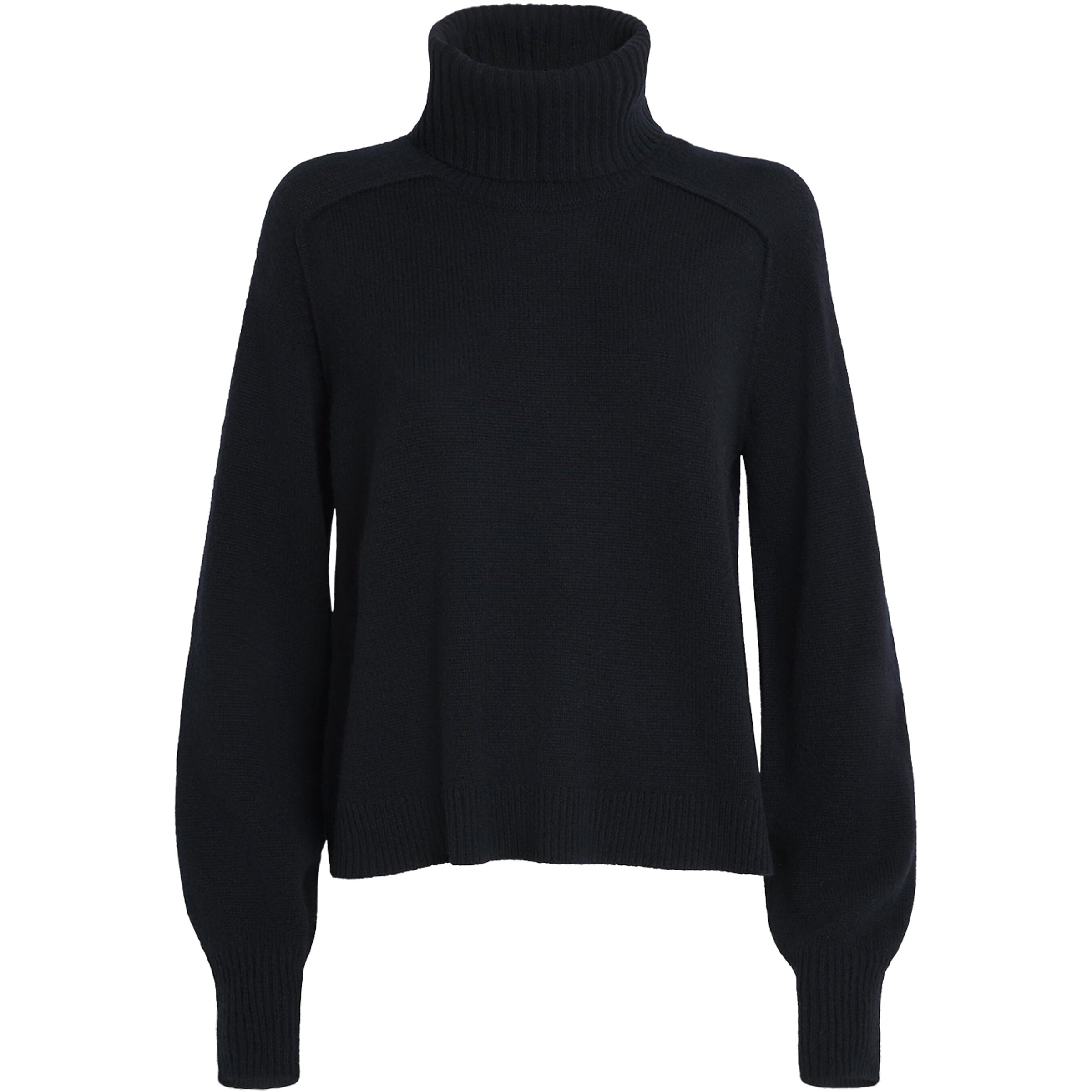 ME+EM Navy Cashmere Snood Sweater