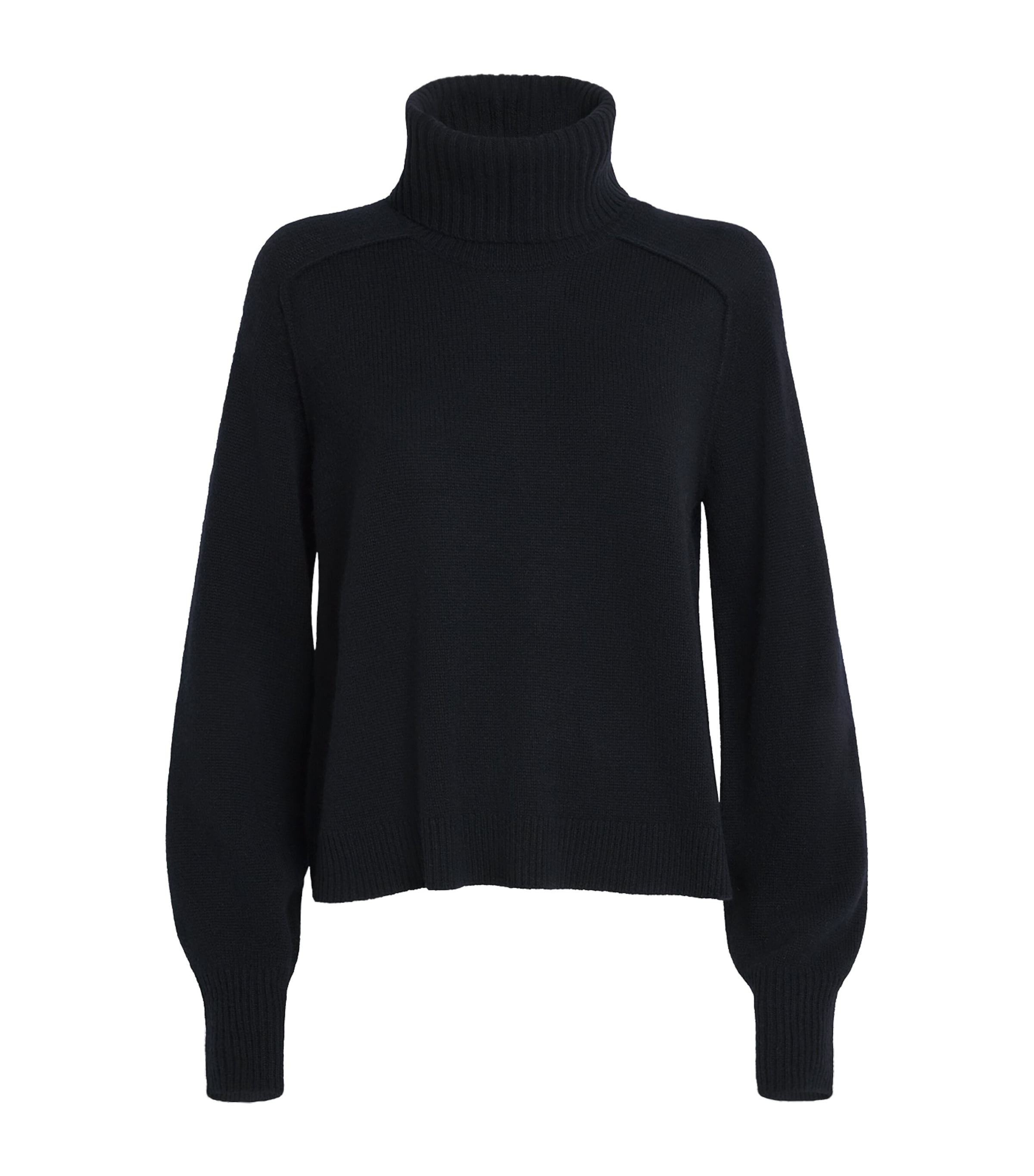 ME+EM Navy Cashmere Snood Sweater