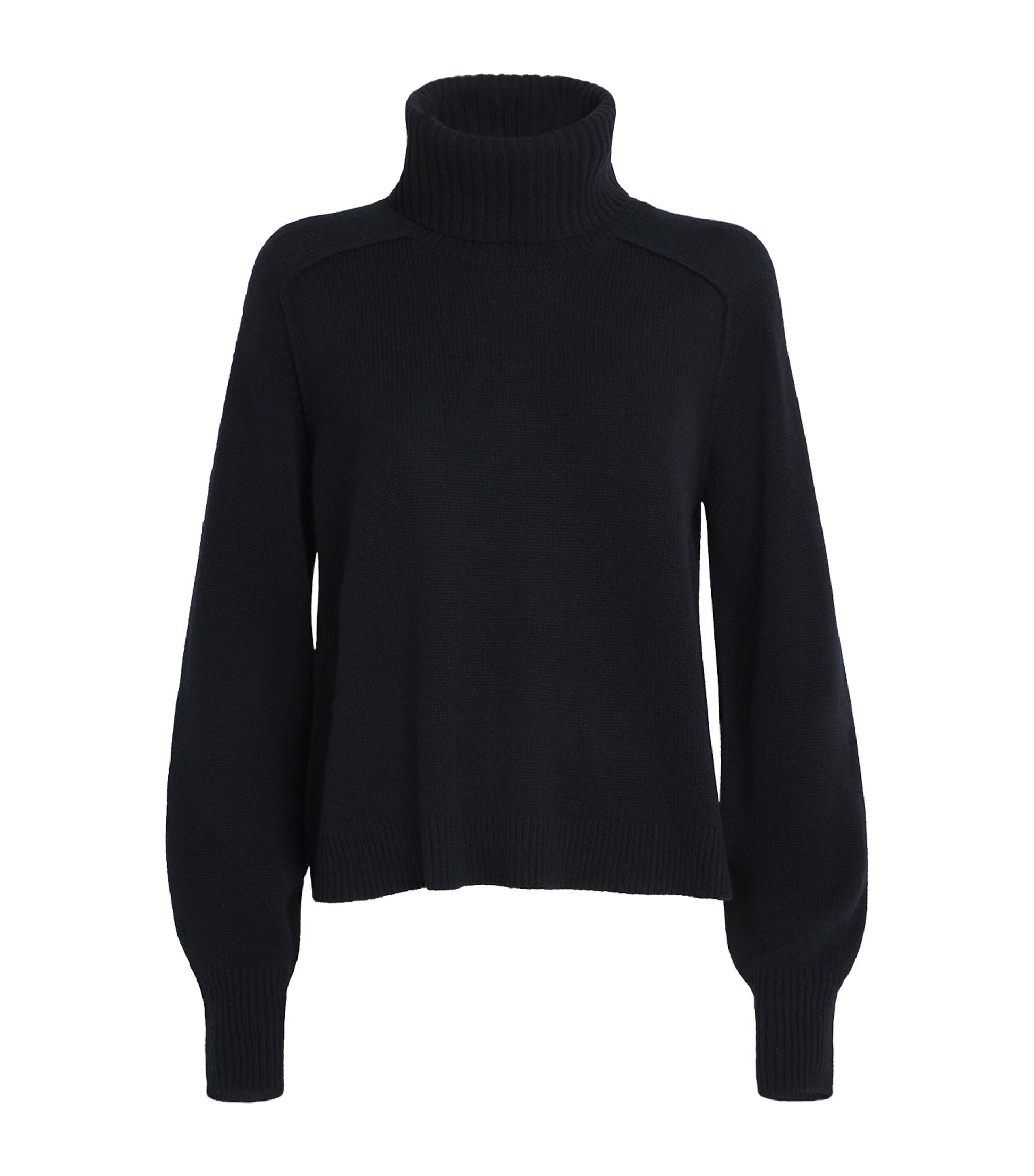 ME+EM Navy Cashmere Snood Sweater