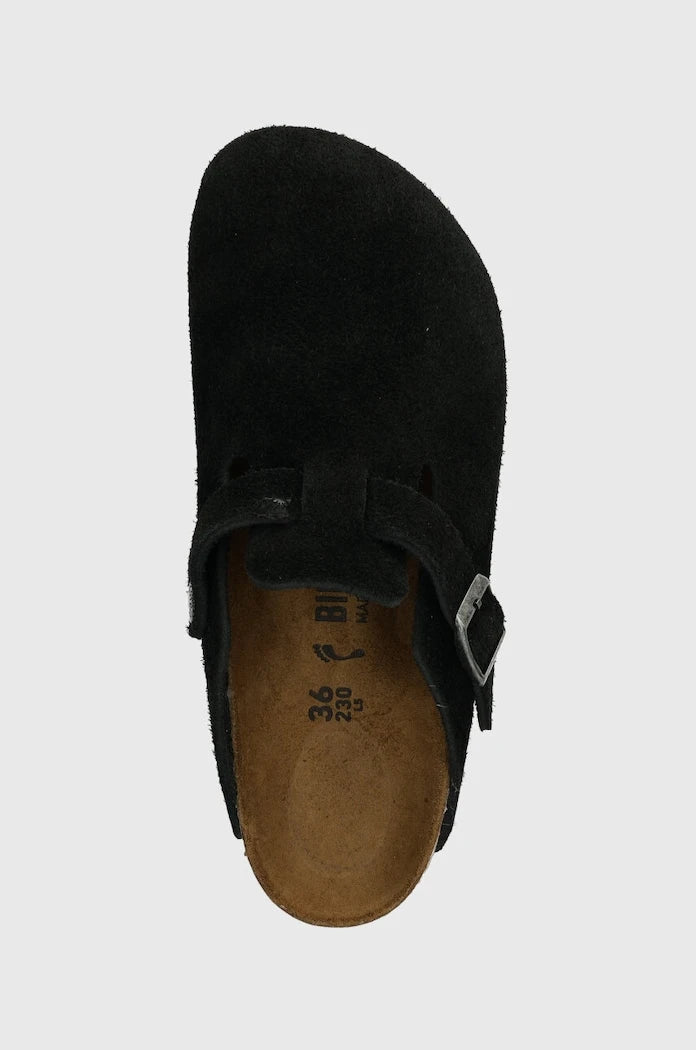 Велурени чехли Birkenstock Boston