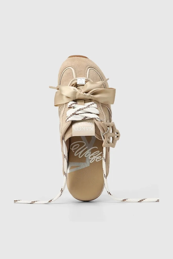 Naked Wolfe чехли дамски от велур Admire Off White Suede