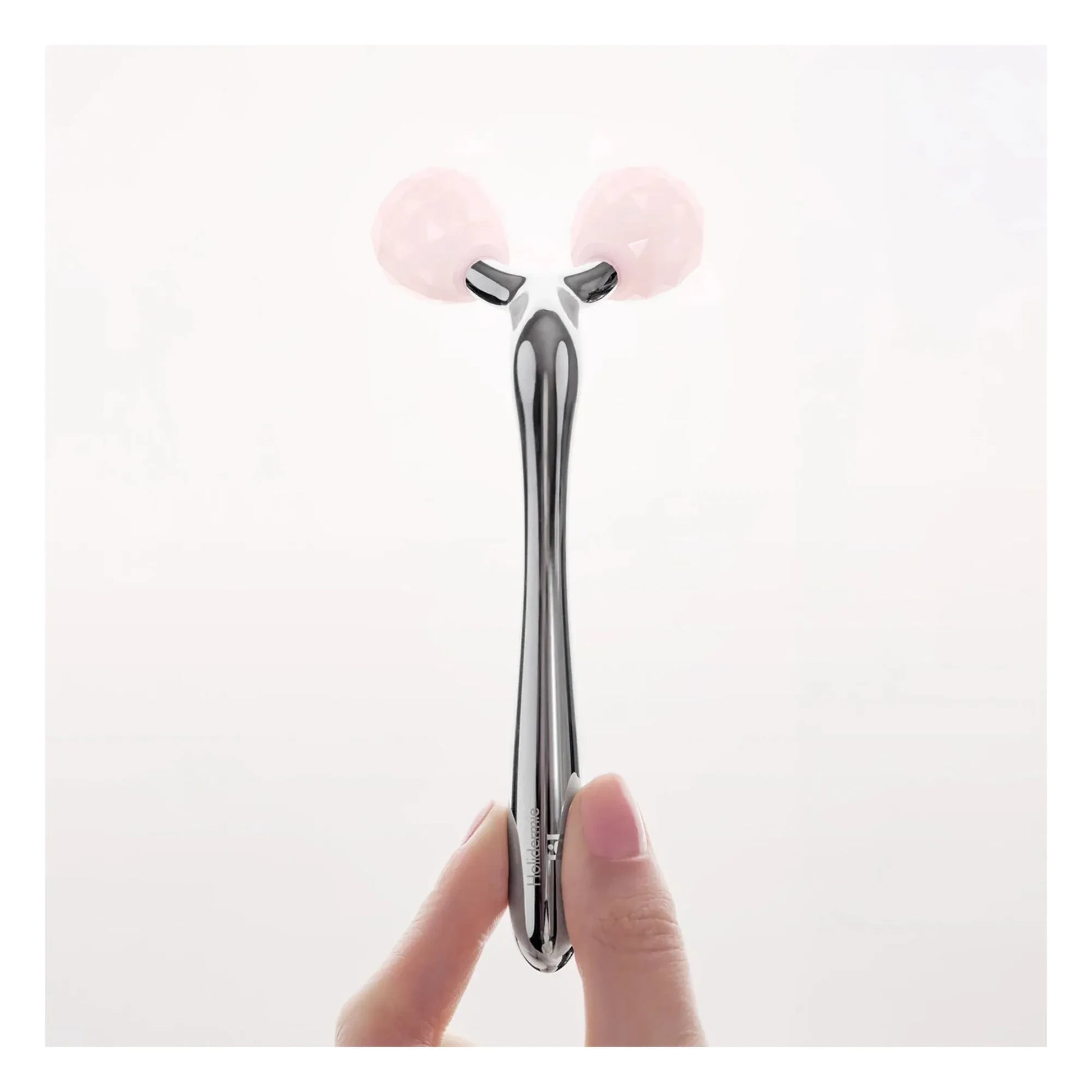 Holidermie - DuoRoller Face in Rose Quartz