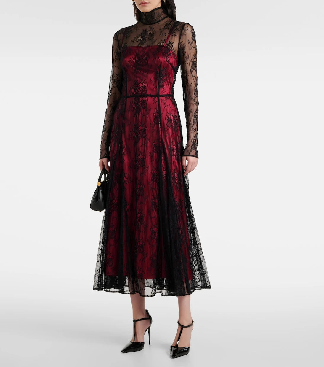 Dolce&Gabbana - Floral lace midi dress