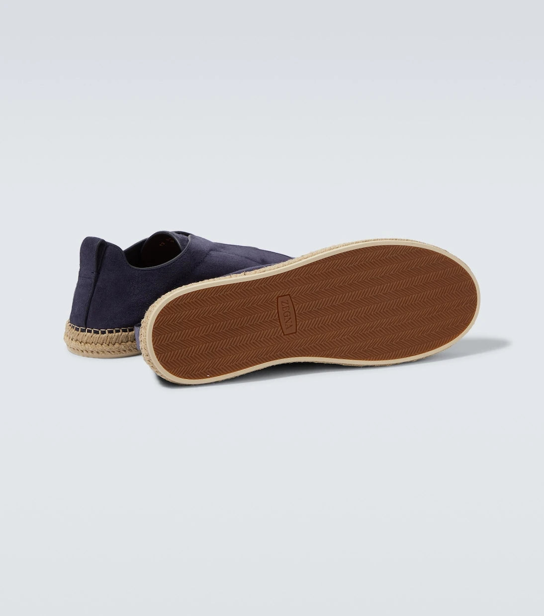 Zegna - Triple Stitch suede espadrilles