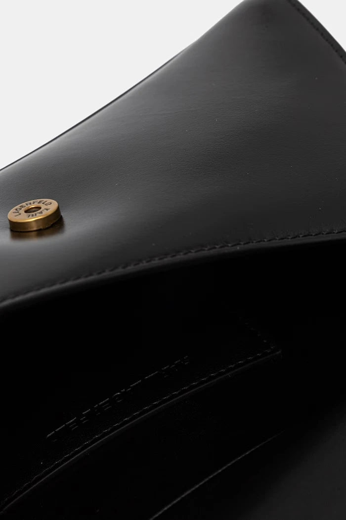 Karl Lagerfeld чанта crossbody дамска от кожа K/AUTOGRAPH
