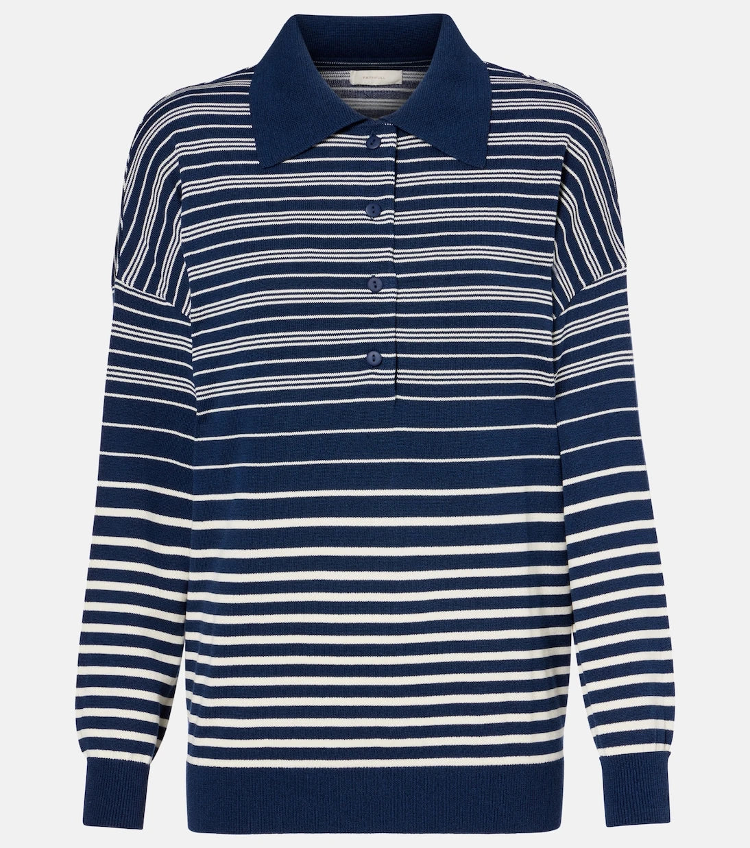 Faithfull - Harlow striped oversized polo shirt