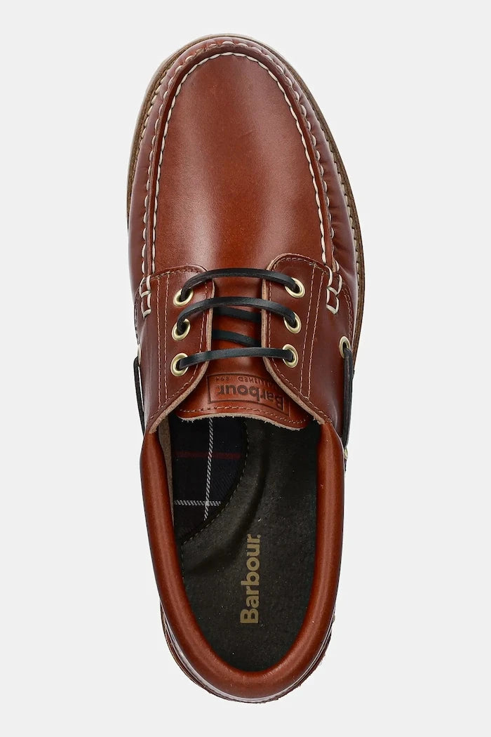 Кожени половинки обувки Barbour Deck