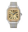 Stainless Steel and Diamond Santos de Cartier Watch 41.9mm
