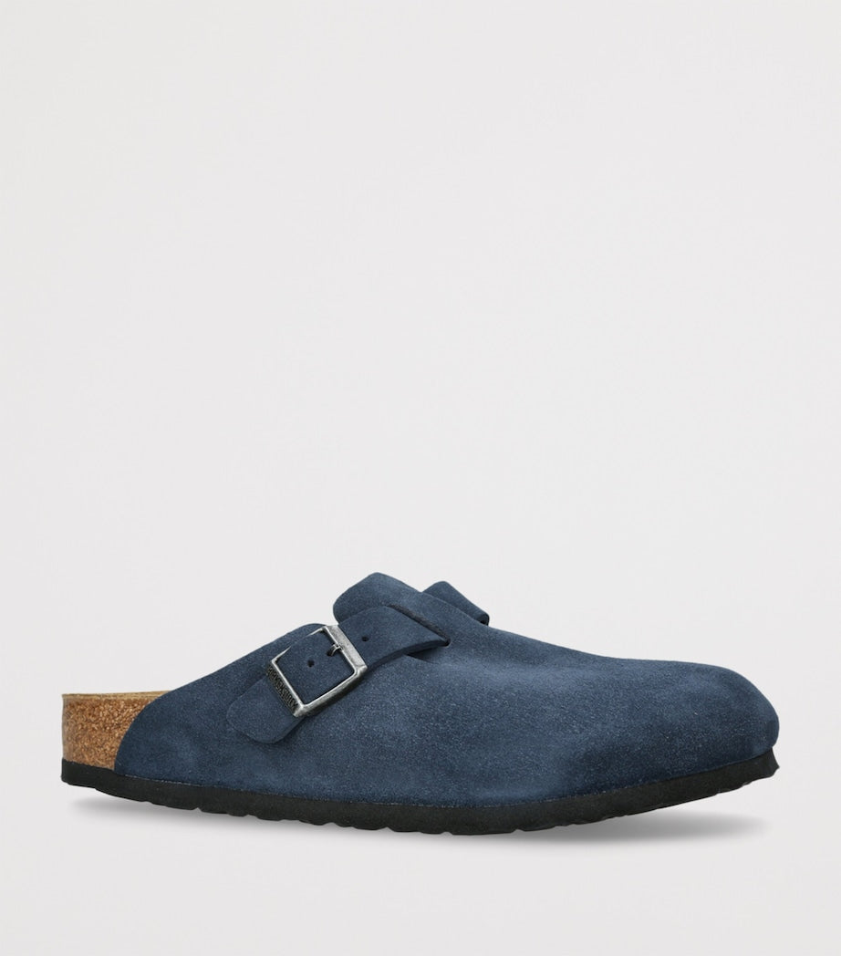 Suede Boston Clogs