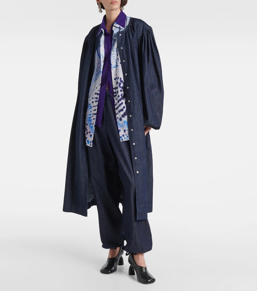 Dries Van Noten - Denim straight pants