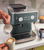 Semi Automatic Espresso Machine with Burr Grinder