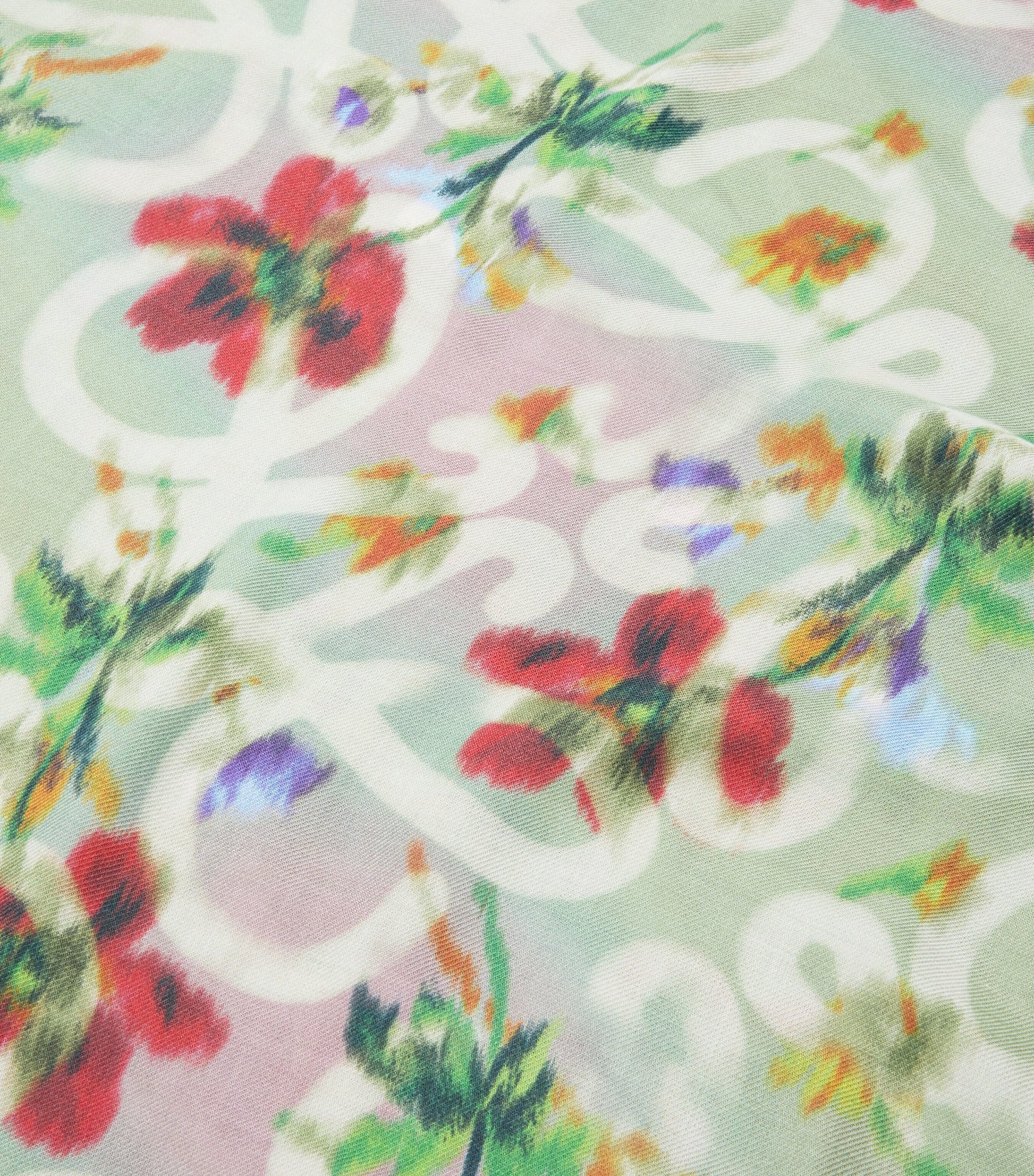 Green Cashmere-Silk Scarf