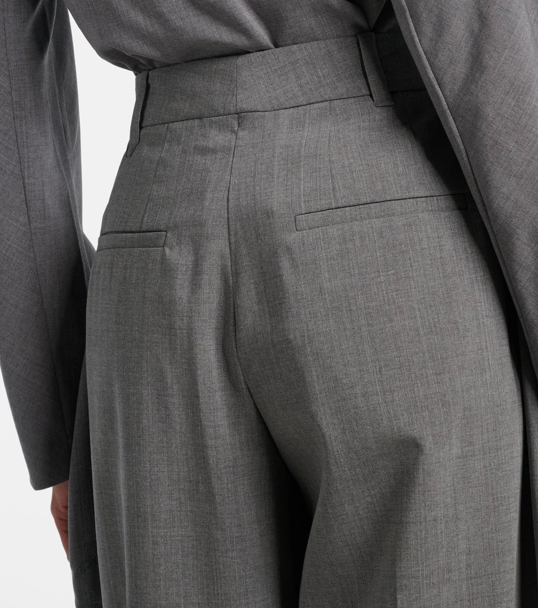 Jacquemus - Pleated wool wide-leg pants