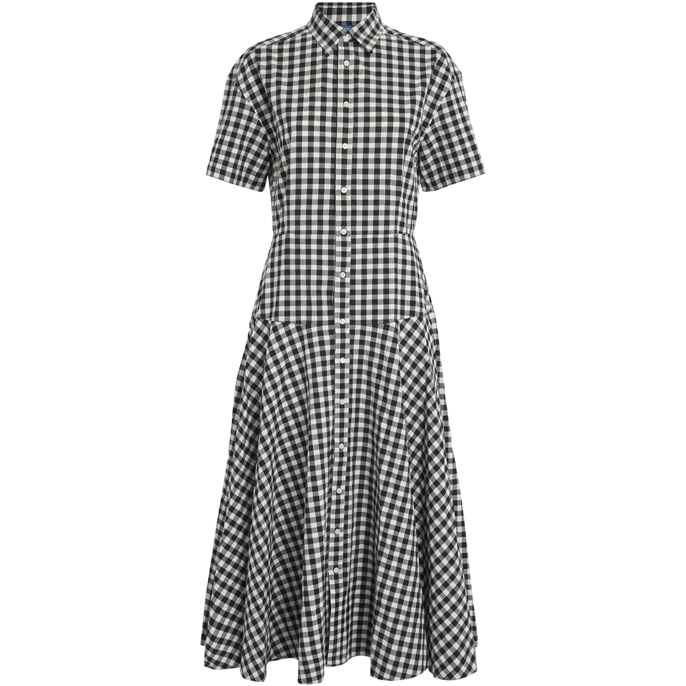 Polo Ralph Lauren Multi Cotton Check Midi Shirt Dress