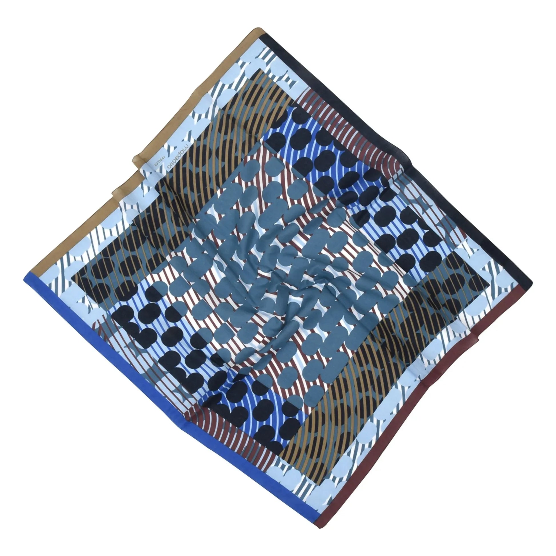 Mapoésie - Pollen Cotton Scarf | Blue