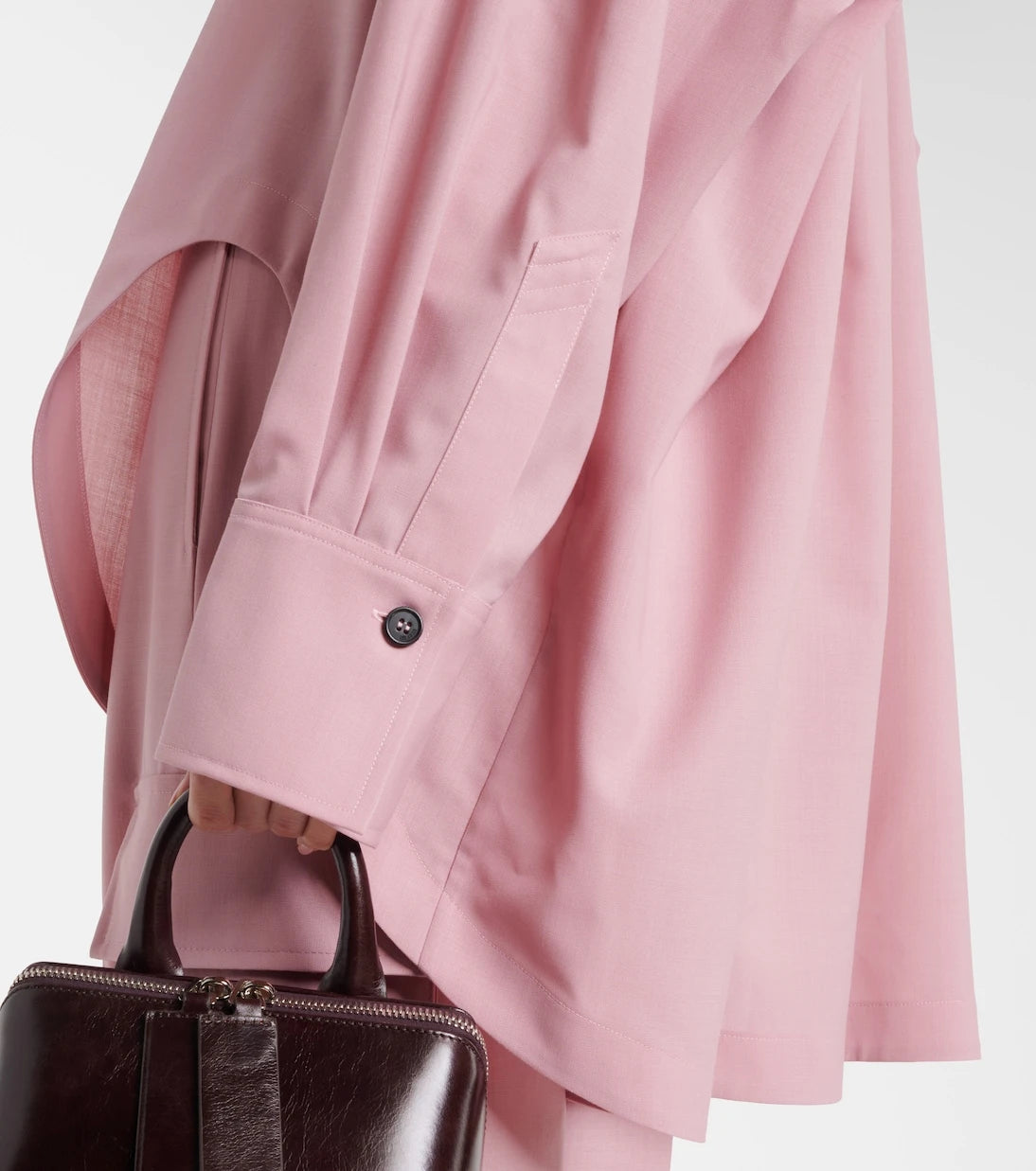 The Attico - Diana asymmetric oversized shirt