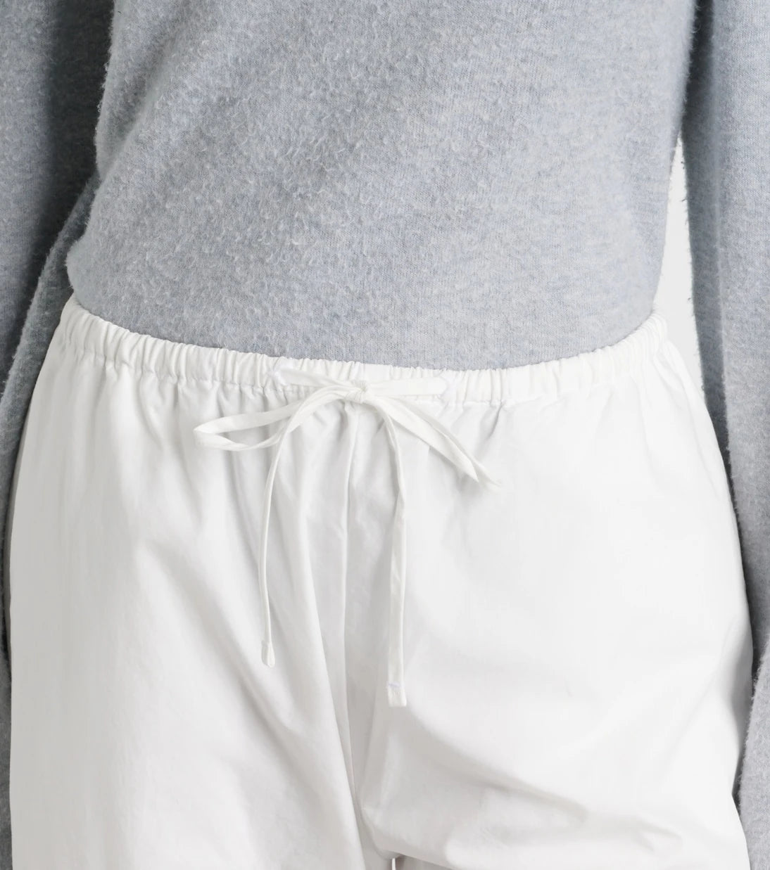 Leset - Kyoto cotton barrel-leg pants
