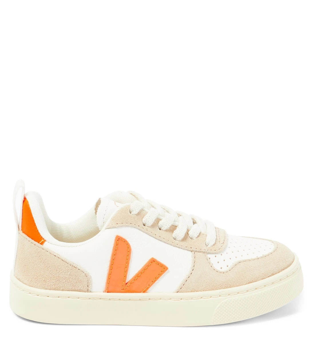 Veja Kids - V-10 leather sneakers