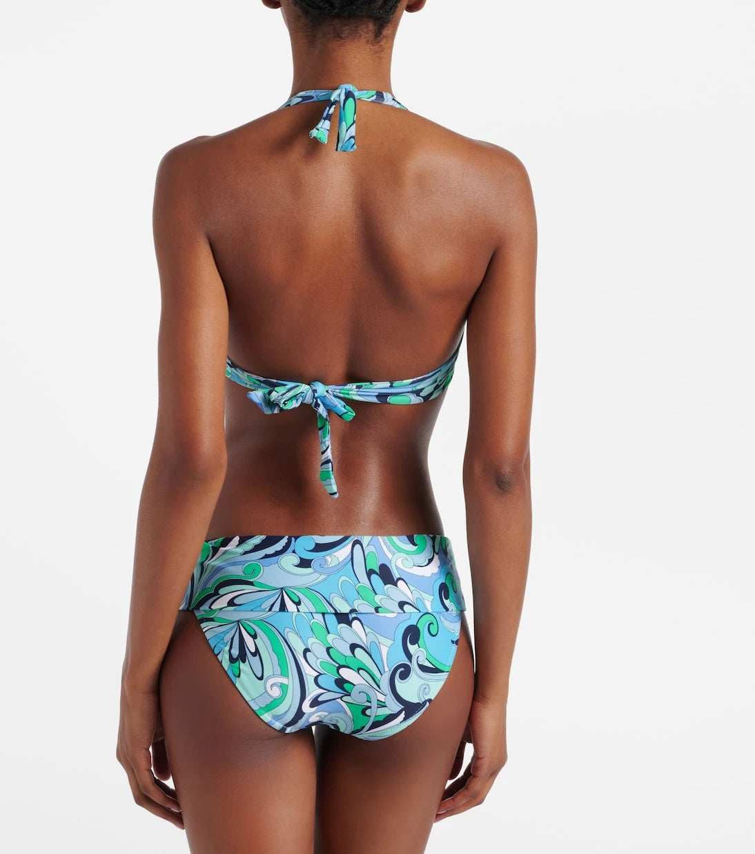 Melissa Odabash - Brussels printed ring-detail bikini top