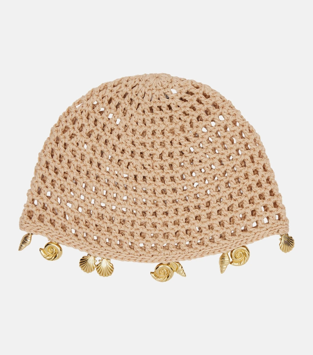 Oséree - Embellished crochet cotton hat