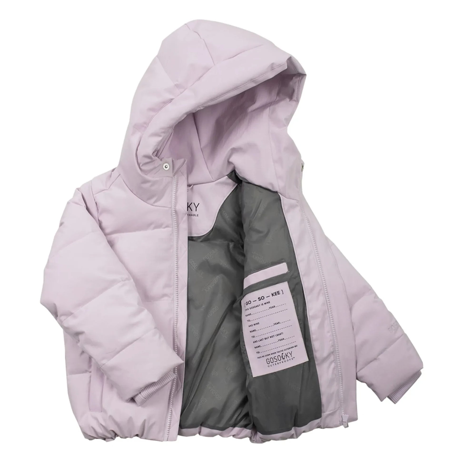 Gosoaky - Dragon Eye waterproof jacket | Lilac