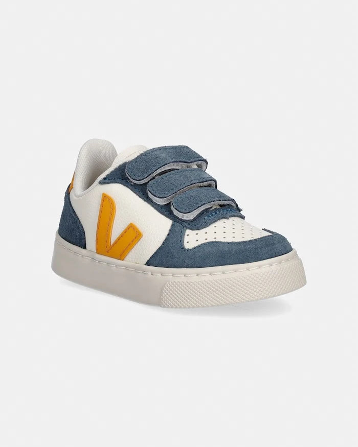 Veja Small V-10 çocuk deri spor ayakkabı