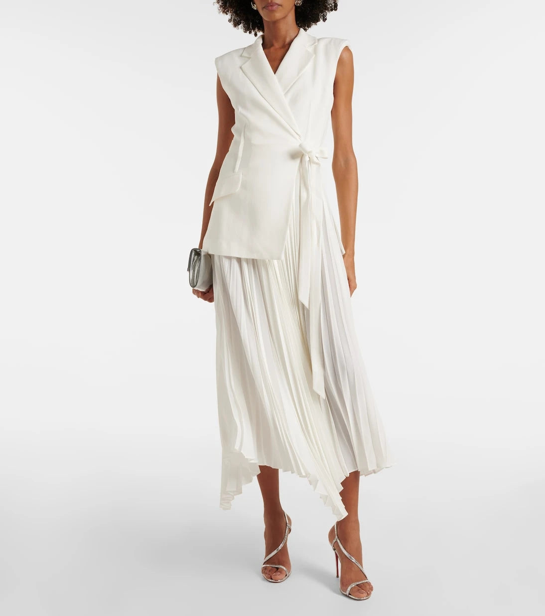 Simkhai - Helena pleated wrap dress