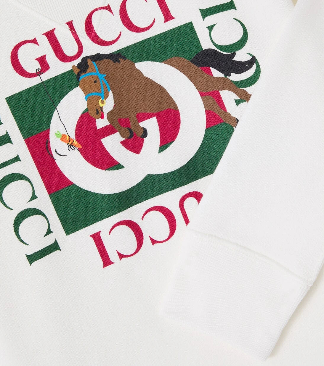 Gucci Kids - x Euan Roberts cotton fleece sweatshirt