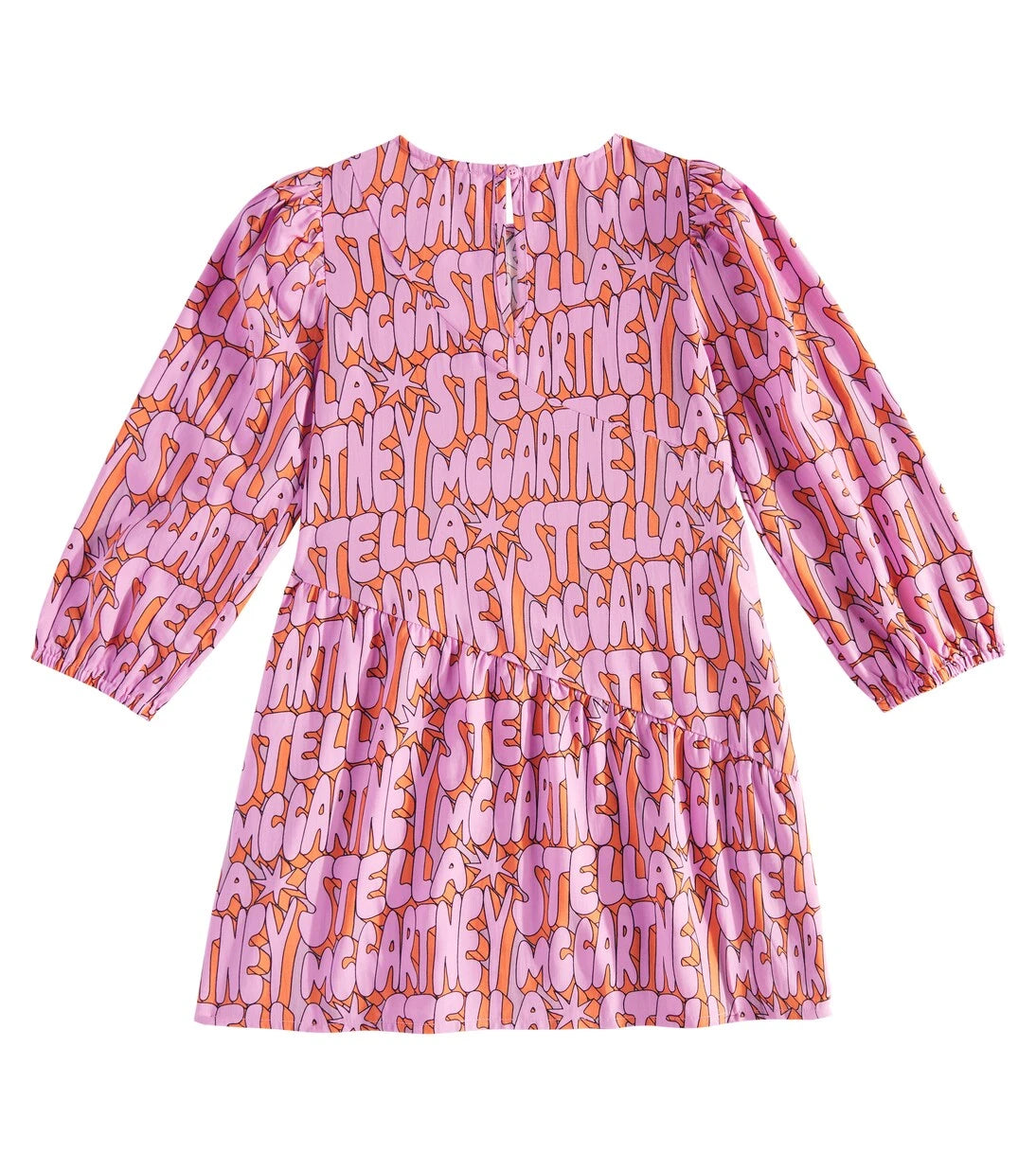Stella McCartney Kids - فستان بطبعة الشعار