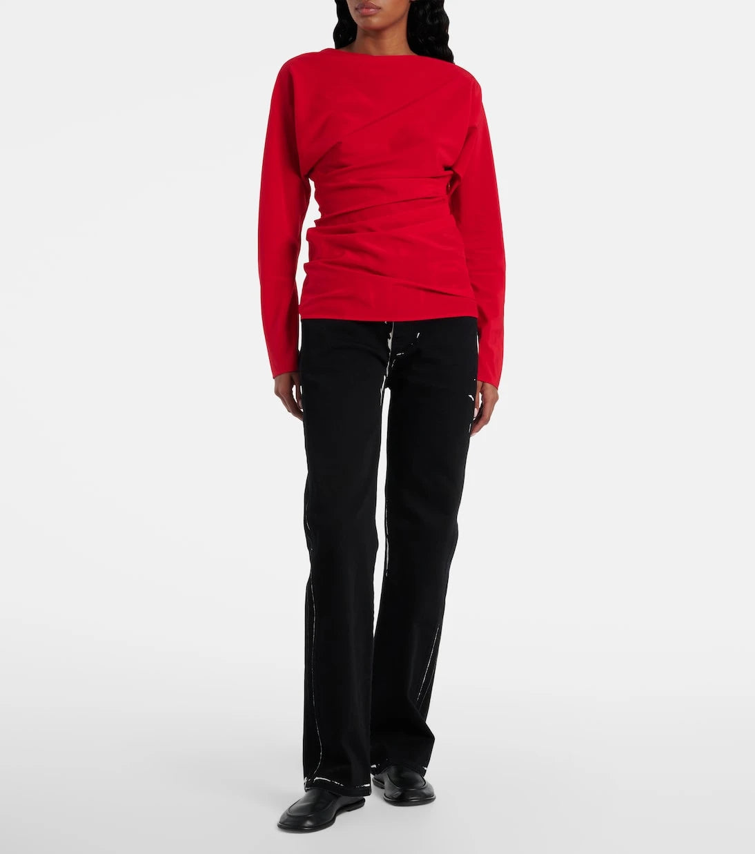 Proenza Schouler - بلوزة كيغان بكسرات