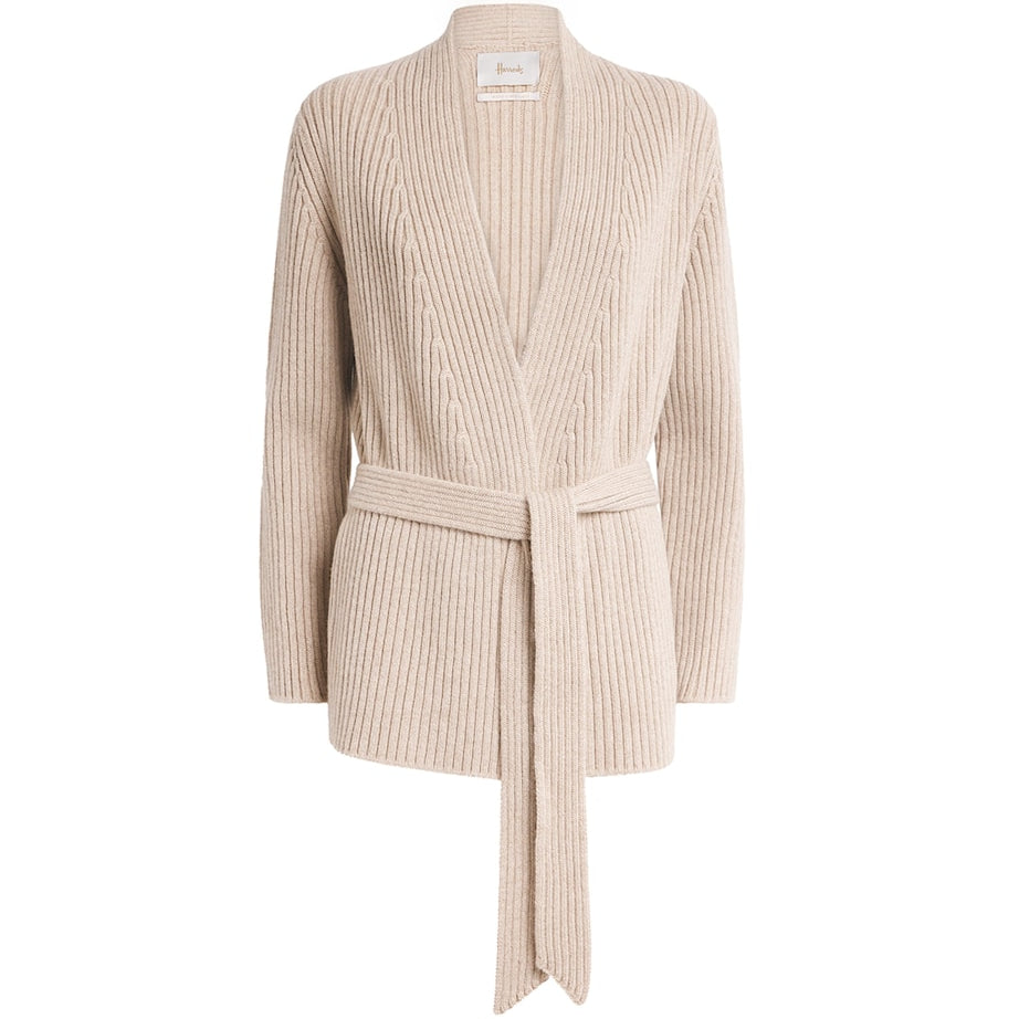 Cashmere Longline Cardigan DARK MEDIUM DYED