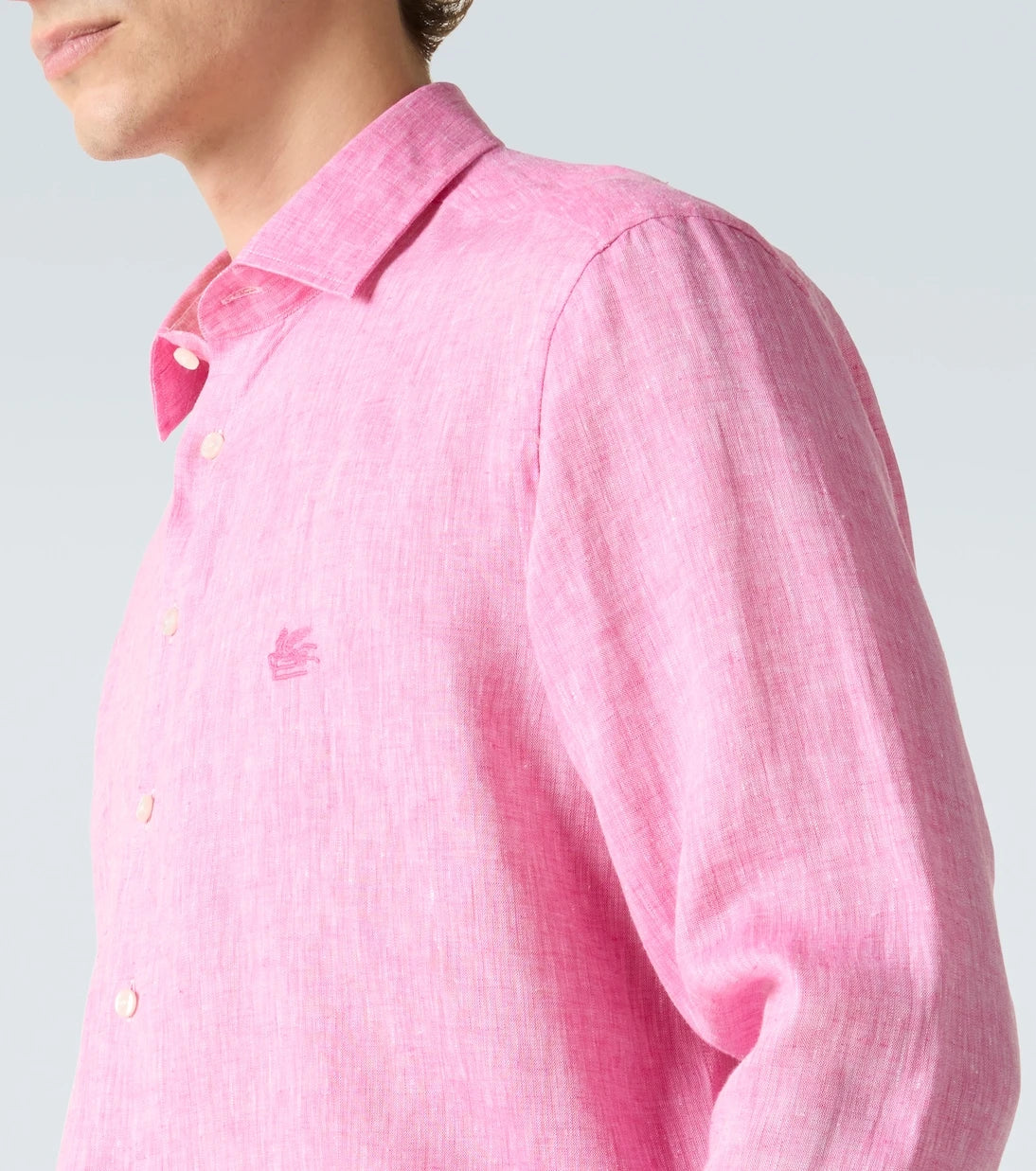 Etro - Pegaso linen shirt