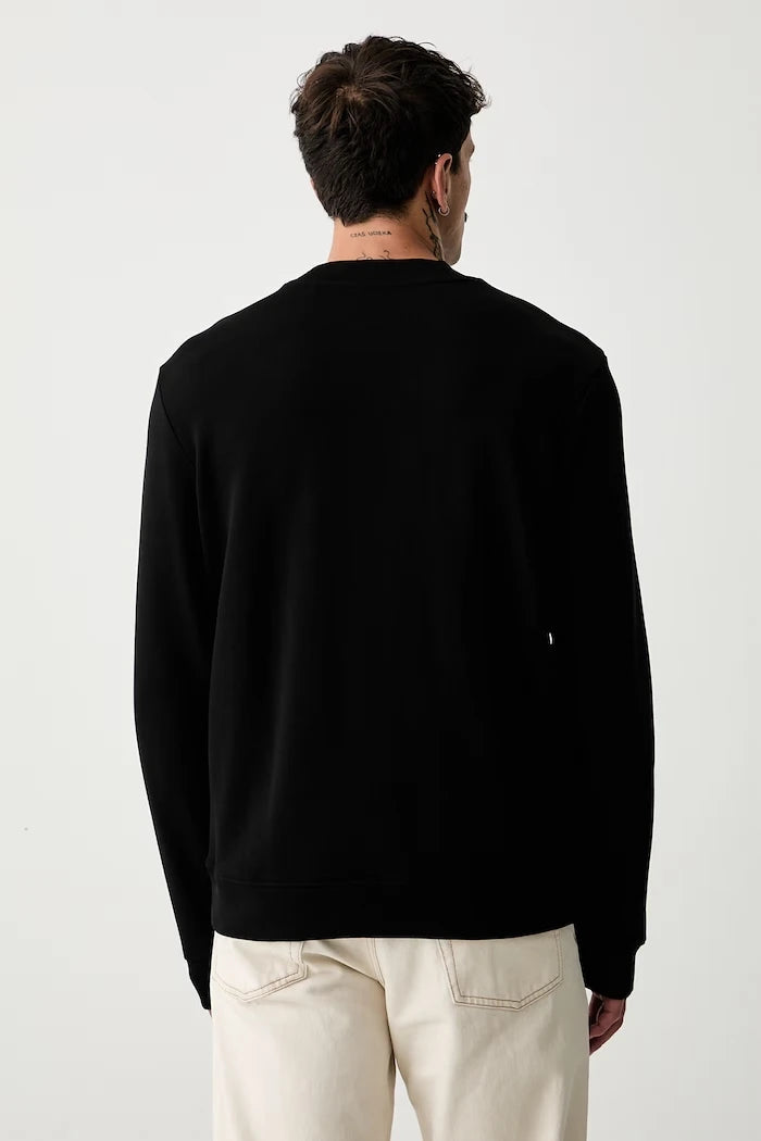 HUGO Blue erkek pamuklu sweatshirt Nespon