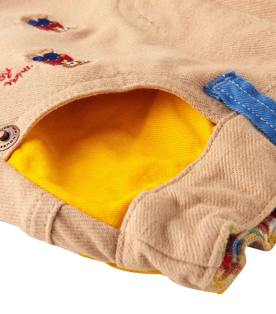 Cotton Embroidered Jeans (2-5 Years)