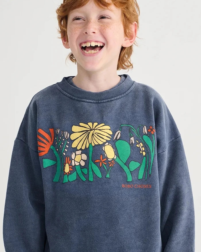 Bobo Choses Color Herbalist Çocuk Pamuklu Sweatshirt