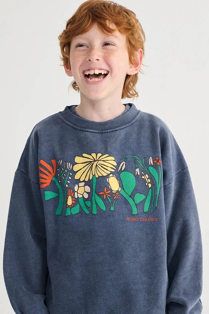 Bobo Choses Color Herbalist Çocuk Pamuklu Sweatshirt