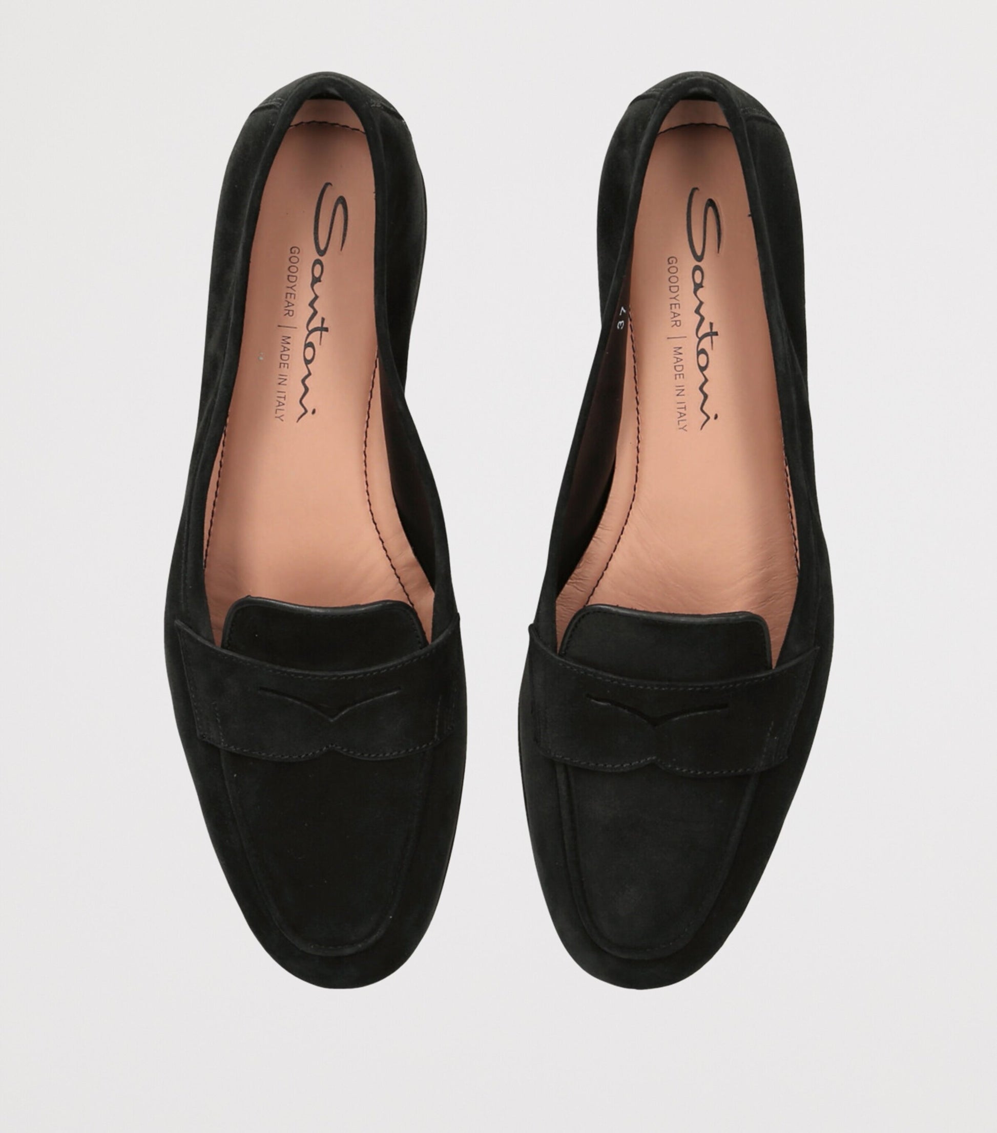 Black Suede Carla Loafers