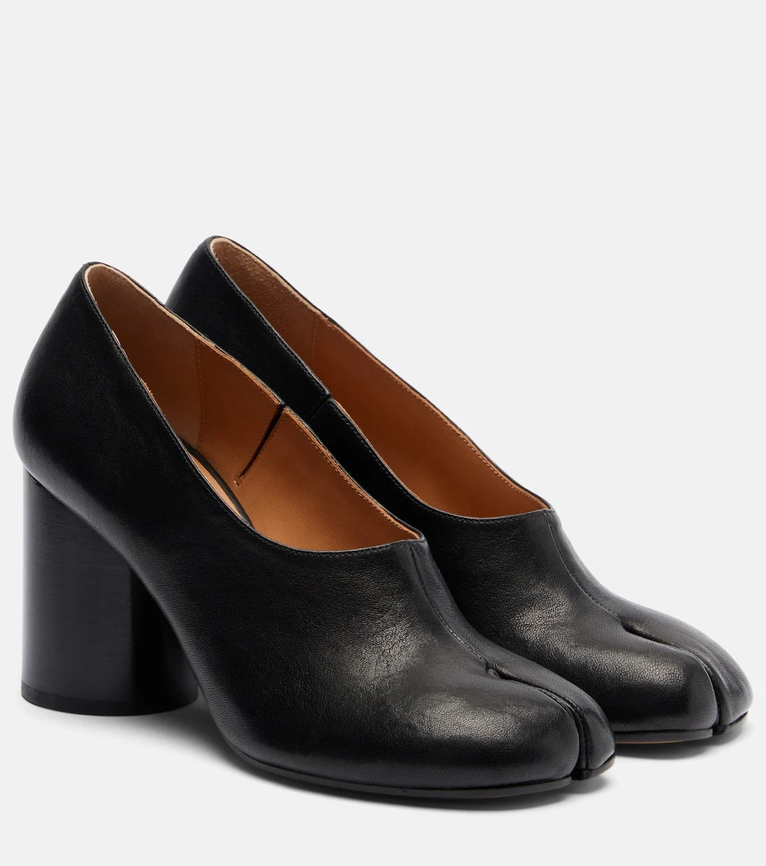 Maison Margiela - Tabi 80 leather pumps