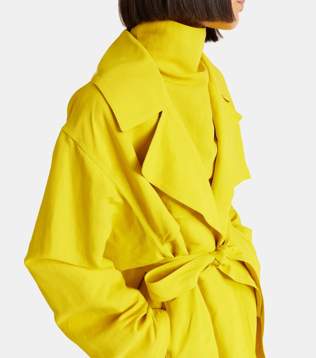 Alaïa - Büyük beden poplin trençkot